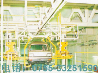 Vehicle conveyor line