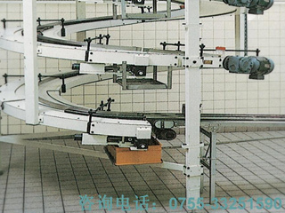 Spiral belt conveyor